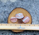 Banded Carnelian Small Slabs - complements tumbled stones, crystal bowls and grids FB3167