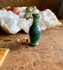 Agate Bottle Pendant with Drawstring Pouch FB2098 🪔