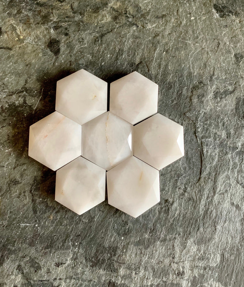 Hexagon Carved Six Sided Star - Star of David - Sacred Geometry FB2349