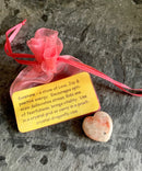 Sunstone Pocket Heart for joy, mental clarity, love, and abundance