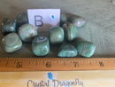Tumbled Dragon Blood - GREEN - Jasper from Australia FB3072