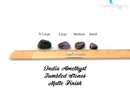 Tumbled African Amethyst (MATTE) - Stone of Meditation, Soothes the Mind, Opens Intuition; FB1648
