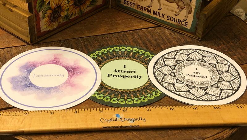 Laminated Intention Cards for Crystal Grids; FB1810