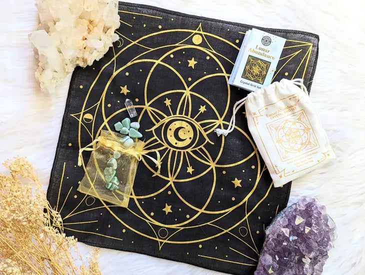 Lunar Abundance Crystal Grid Kit FB3266