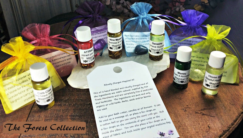 Ritually Charged Magickal Oils, Bathed in Moonlight under Copper 🛍 SPECIAL 🛍