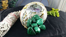 Tumbled Large Malachite - Draws out Pain, Intuition, Love & Activates all Chakras