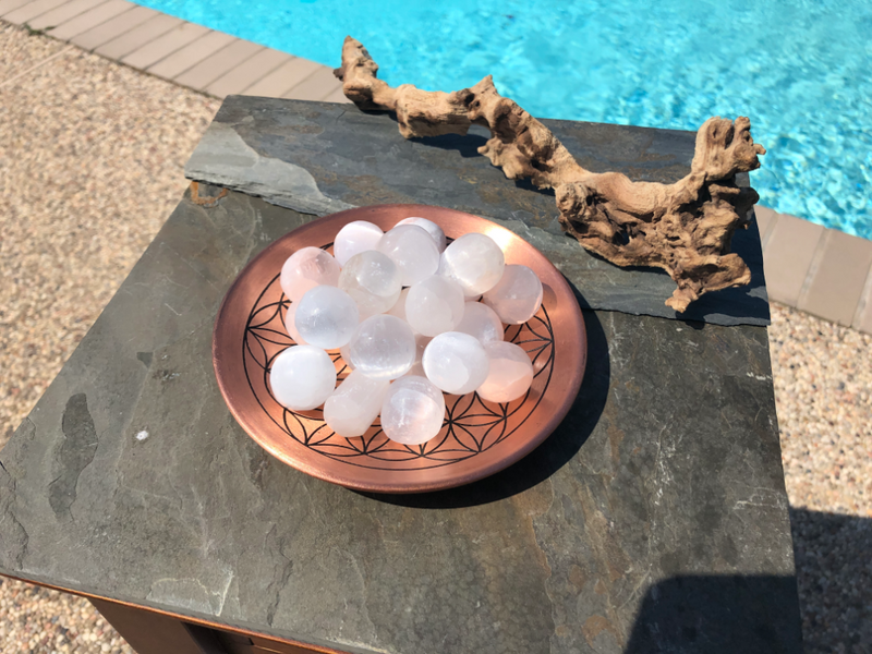 Tumbled Selenite, Free-form shape, Angelic Realm 🪽✨