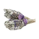 White Sage, Lavender, Rose Petals & Amethyst Torch Smudge Stick FB3282 🪷