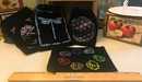 Embroidered Assorted Large Pouches - Fits Tarot Cards, Dragonfly and Inspiration Word tiles FB1799