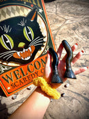 Black Obsidian and Golden Sheen Obsidian Witch Broom FB2737