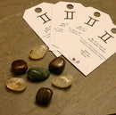 Zodiac "Gemini" Crystal Astrology Grid - Apatite, Citrine & Tiger's Eye