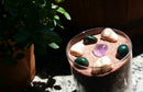 Zodiac "Pisces" Crystal Astrology Grid - Amethyst, Moonstone, & Bloodstone