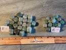 Green Aventurine Cubes, Sacred Geometry; FB2820