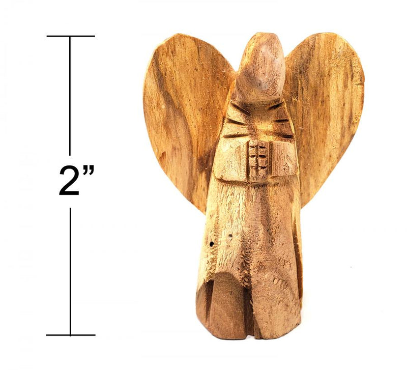 Palo Santo Wood Rustic Carved Angels FB2324