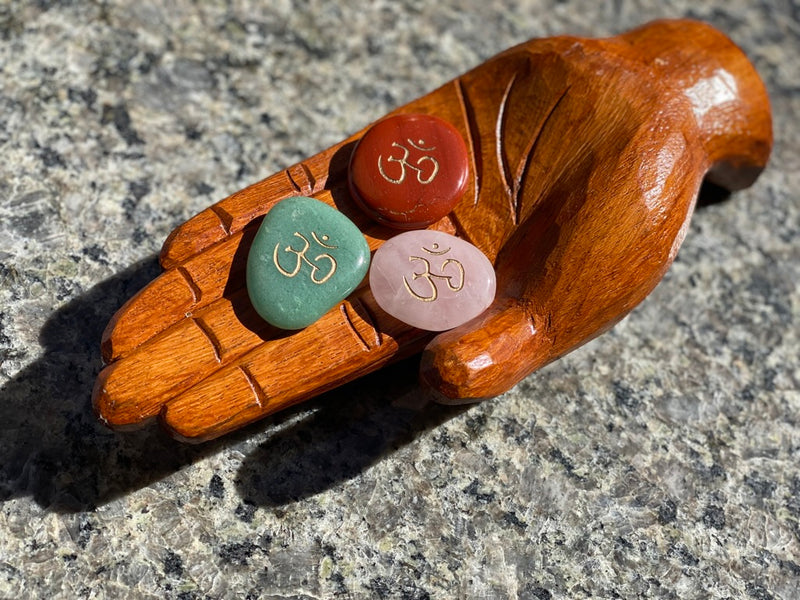 Wood polished Hand, hand-crafted in Bali FB3229 🌸